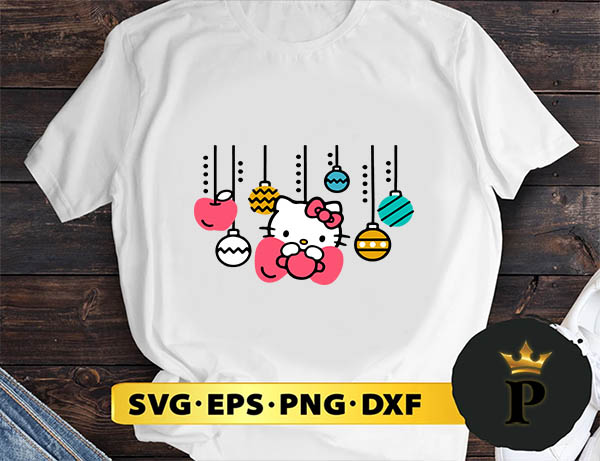 Hello Kitty Christmas SVG, Merry Christmas SVG, Xmas SVG PNG DXF EPS