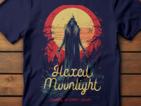 80s horror movie poster-inspired t-shirt design