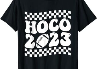 Hoco 2023 Homecoming Funny Football Game Day School Reunion T-Shirt PNG File