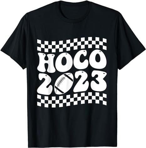 Hoco 2023 Homecoming Funny Football Game Day School Reunion T-Shirt PNG File
