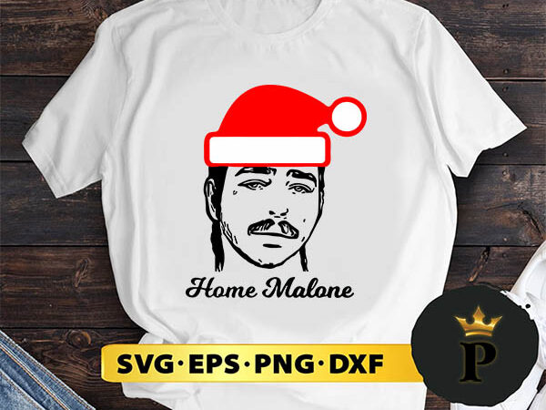 Home malone christmas hat svg, merry christmas svg, xmas svg png dxf eps graphic t shirt