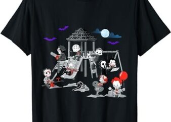 Horror Clubhouse In Park Halloween 2023 Costume Gift T-Shirt png file