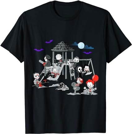 Horror clubhouse in park halloween 2023 costume gift t-shirt png file