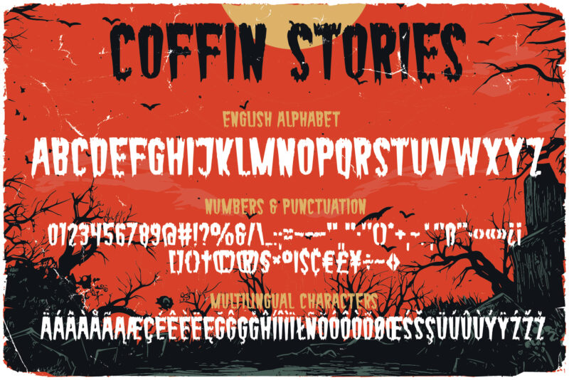 Vintage Horror Fonts&Posters Bundle