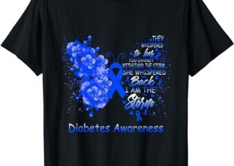 I Am The Storm Diabetes Awareness Butterfly T-Shirt