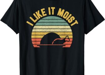 I Like It Moist Retro Funny Thanksgiving T-Shirt