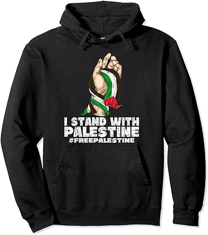 I Stand With Palestine For Their Freedom Free Palestine Pullover Hoodie