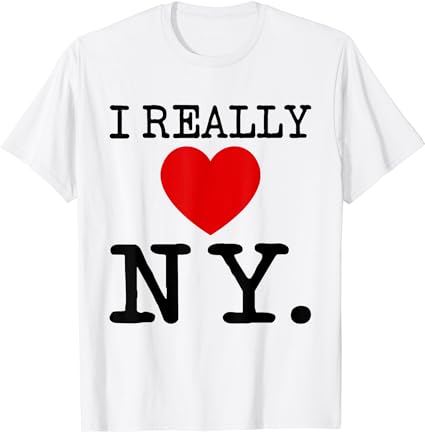 I really heart love ny love new york t-shirt