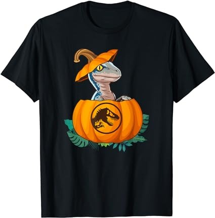 Jurassic world halloween dinosaur pumpkin logo t-shirt png file