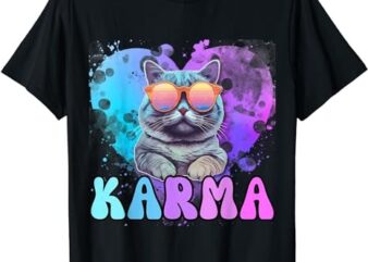 Karma Cat Lover Karma Is My Boyfriend Cruel Summer Cat Lover T-Shirt PNG File
