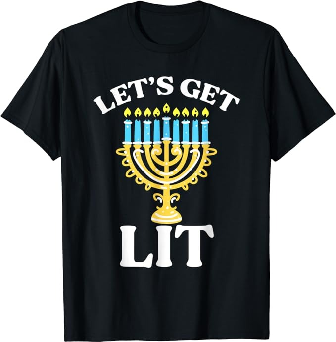 Love and Light Hanukkah Shirt Jew Menorah Jewish Chanukah T-Shirt PNG File