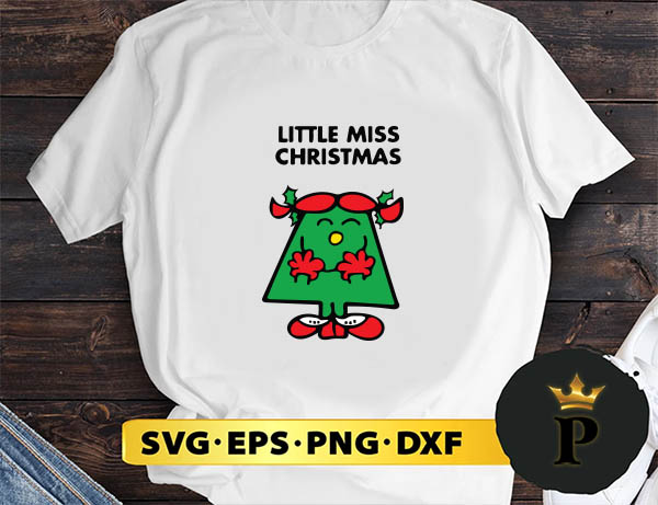 Little Mis Christmas SVG, Merry Christmas SVG, Xmas SVG PNG DXF EPS