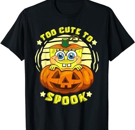 Mademark x spongebob squarepants – spongebob halloween too cute to spook halloween costume gift t-shirt png file