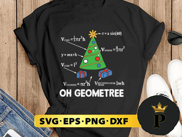 Math geometry christmas tree teacher svg, merry christmas svg, xmas svg png dxf eps t shirt designs for sale