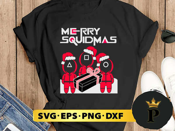 Merry christmas squidmas svg, merry christmas svg, xmas svg png dxf eps t shirt designs for sale