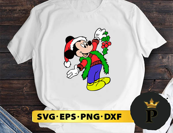 Mickey Mouse Christmas SVG, Merry Christmas SVG, Xmas SVG PNG DXF EPS