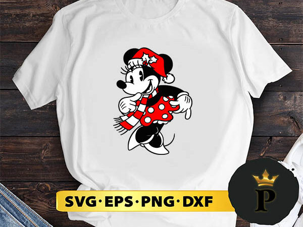 Minnie mouse christmas svg, merry christmas svg, xmas svg png dxf eps t shirt designs for sale