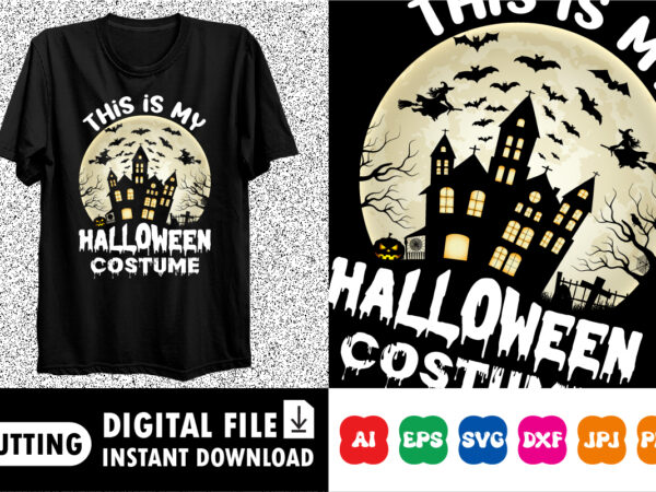 This is my halloween costume shirt design print template