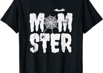 Momster Monster Mom Halloween Funny Gift For Moms T-Shirt PNG File