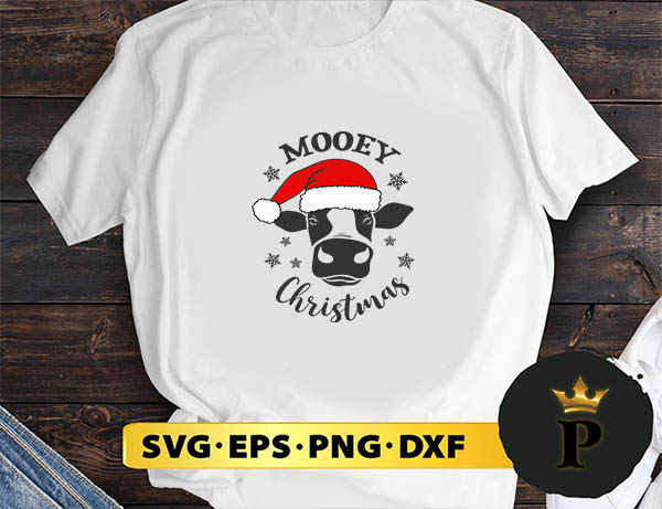 Mooey Christmas SVG, Merry Christmas SVG, Xmas SVG PNG DXF EPS