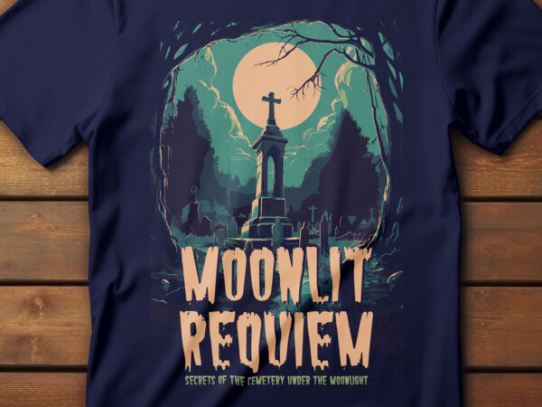 80s horror movie poster-inspired t-shirt design