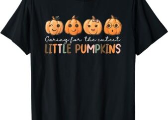 NICU Nurse Halloween Cutest Pumpkins Mother Baby Nurse Fall T-Shirt PNG File