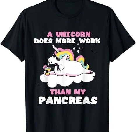Pancreas funny unicorn type 1 diabetes blood sugar insulin t-shirt png file Pancreas funny unicorn type 1 diabetes blood sugar insulin t-shirt png file
