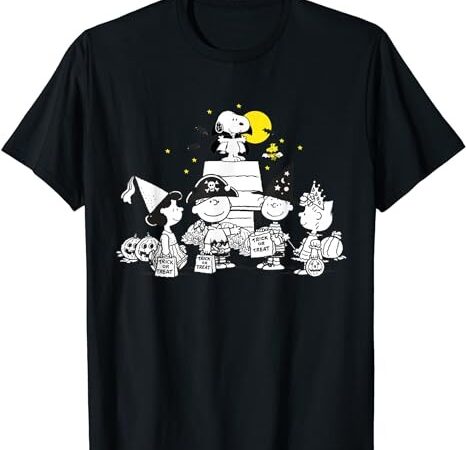 Peanuts halloween group t-shirt png file