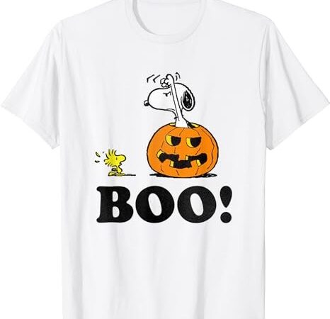 Peanuts halloween snoopy woodstock boo! t-shirt png file Peanuts halloween snoopy woodstock boo! t-shirt png file