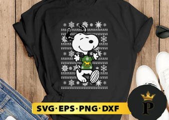 Peanuts Snoopy Christmas SVG, Merry Christmas SVG, Xmas SVG PNG DXF EPS t shirt illustration
