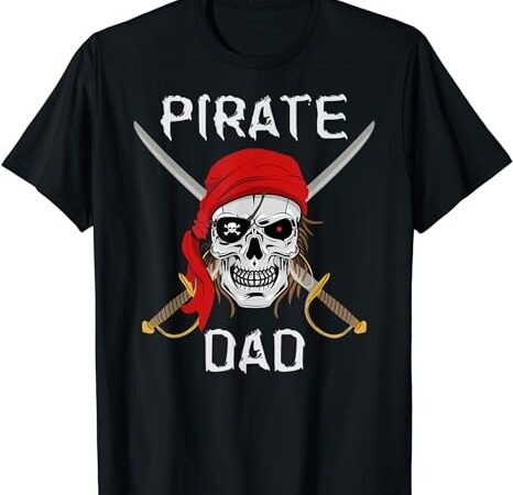 Pirate dad t-shirt png file