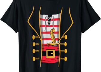 Pirate Halloween Kids Costume T-Shirt PNG File