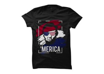 Abraham Lincoln t shirt design, Merica svg, 4th of july svg, 4th of july t shirt design, Abraham Lincoln shirt design, american patriot svg, american flag svg, american flag shirt