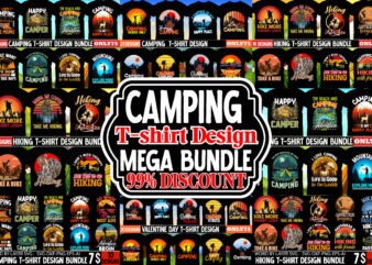 Camping T-Shirt Design Mega Bundle, Camper T-Shirt Bundle, MOuntains Explore More T-shirt Design,Camping T-shirtt Design Bundle ,Camping Crew T-Shirt Design , Camping Crew T-Shirt Design Vector , camping T-shirt Desig,Happy