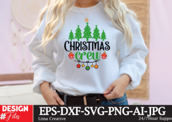 Christmas Crew SVG Cut File t shirt vector file