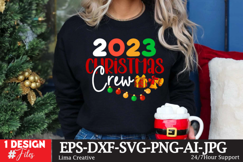 2023 Christmas Crew T-shirt Design, Winter SVG Bundle, Christmas Svg, Winter svg, Santa svg, Christmas Quote svg, Funny Quotes Svg, Snowman SVG, Holiday SVG, Winter Quote Svg Christmas SVG Bundle,