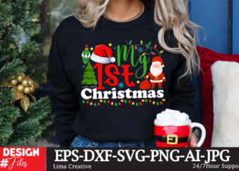 My 1St Christmas T-shirt Design, Winter SVG Bundle, Christmas Svg, Winter svg, Santa svg, Christmas Quote svg, Funny Quotes Svg, Snowman SVG, Holiday SVG, Winter Quote Svg Christmas SVG Bundle,