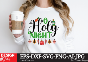 o Holy Night T-shirt Design, Winter SVG Bundle, Christmas Svg, Winter svg, Santa svg, Christmas Quote svg, Funny Quotes Svg, Snowman SVG, Holiday SVG, Winter Quote Svg Christmas SVG Bundle,