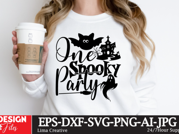 One spooky perty svg cute file,mega halloween bundle 2, 130 designs, heather roberts art bundle, halloween svg, fall svg, thanksgiving svg, cut files cricut, silhouette mega halloween bundle 2, 130