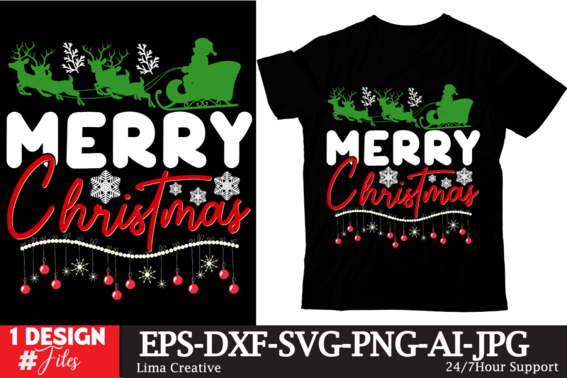 Merry Christmas T-shirt DEsign,Christmas SVG Bundle, Christmas SVG, Winter svg, Santa SVG, Holiday, Merry Christmas, Elf svg, Funny Christmas Shirt, Cut File for Cricut Christmas SVG Bundle, Merry Christmas svg,