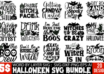 Halloween SVG T-shirt Design Bundle ,MEGA HALLOWEEN BUNDLE 2, 130 Designs, Heather Roberts Art Bundle, Halloween svg, Fall svg, Thanksgiving svg, Cut Files Cricut, Silhouette MEGA HALLOWEEN BUNDLE 2, 130