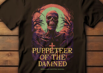 80s Horror Movie Poster-Inspired T-Shirt Design