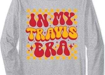 Retro Groovy In My Travis Era Long Sleeve T-Shirt