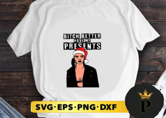 Rihanna Christmas SVG, Merry Christmas SVG, Xmas SVG PNG DXF EPS t shirt design online