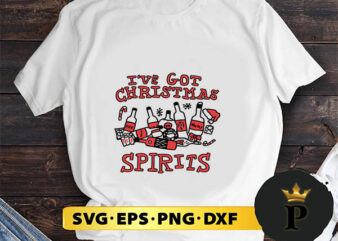 Ripple Junction I’ve Got Christmas Spirits SVG, Merry Christmas SVG, Xmas SVG PNG DXF EPS t shirt design online