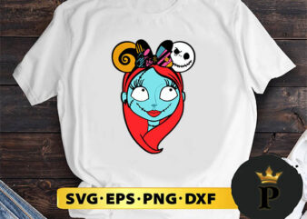 Sally The Nightmare Before Christmas SVG, Merry Christmas SVG, Xmas SVG PNG DXF EPS t shirt template vector