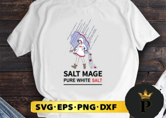 Salt Mage Pure White Salt SVG, Merry Christmas SVG, Xmas SVG PNG DXF EPS t shirt template vector