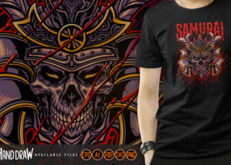 Samurai skull wicked warrior helmet