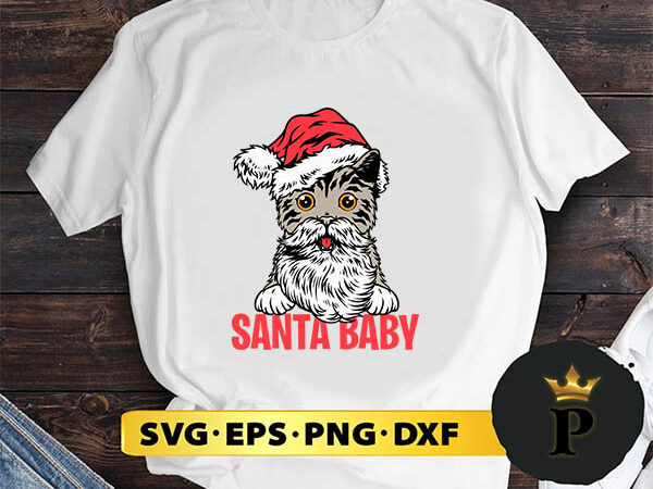 Santa baby svg, merry christmas svg, xmas svg png dxf eps t shirt template vector