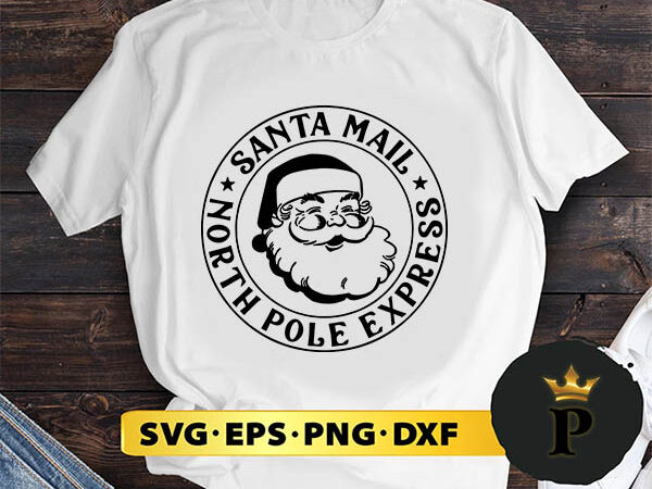 Santa mail svg, merry christmas svg, xmas svg png dxf eps t shirt template vector